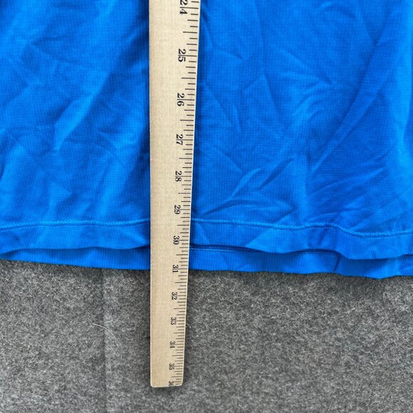 Nike Polo Shirt Mens XL Blue Performance Jersey Dri Fit Golf Golfer Extra Large - Picture 4 of 10